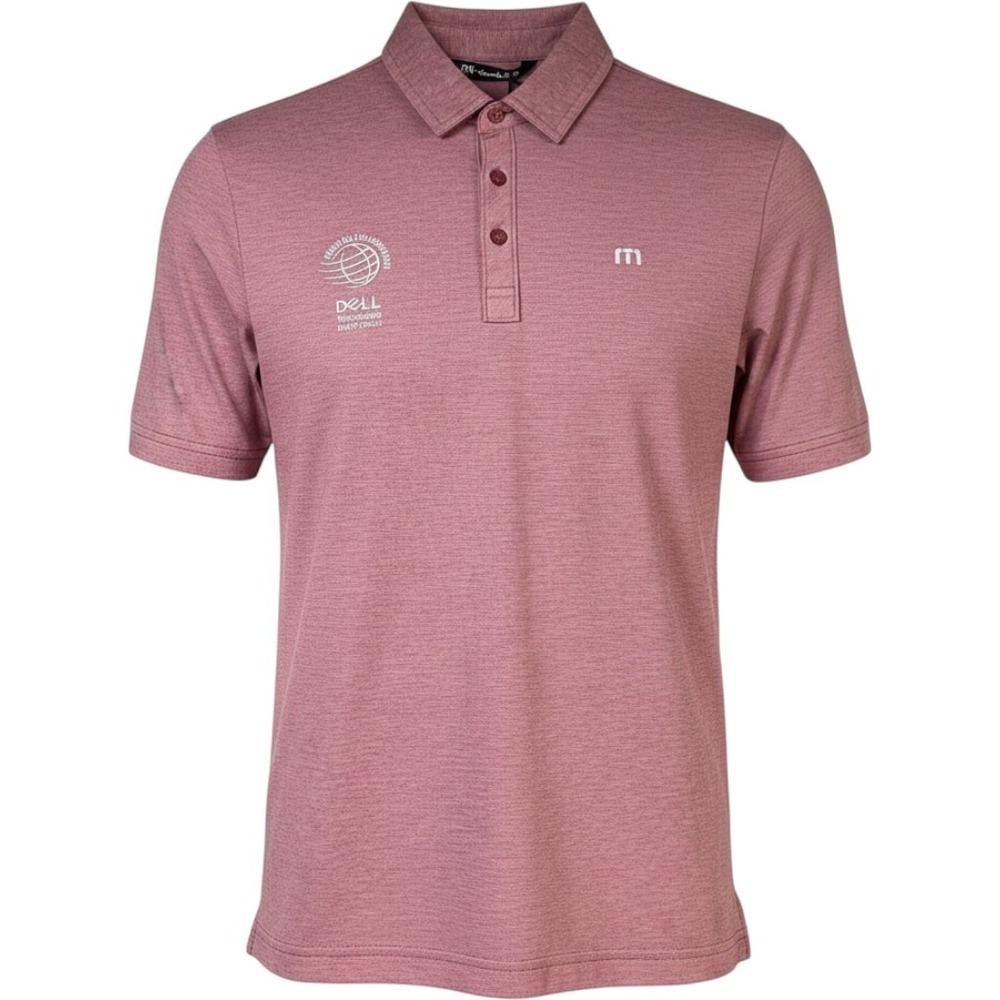 TravisMathew The Zinna WGC Dell Technologies Match Play Golf Polo S Cardinal Red